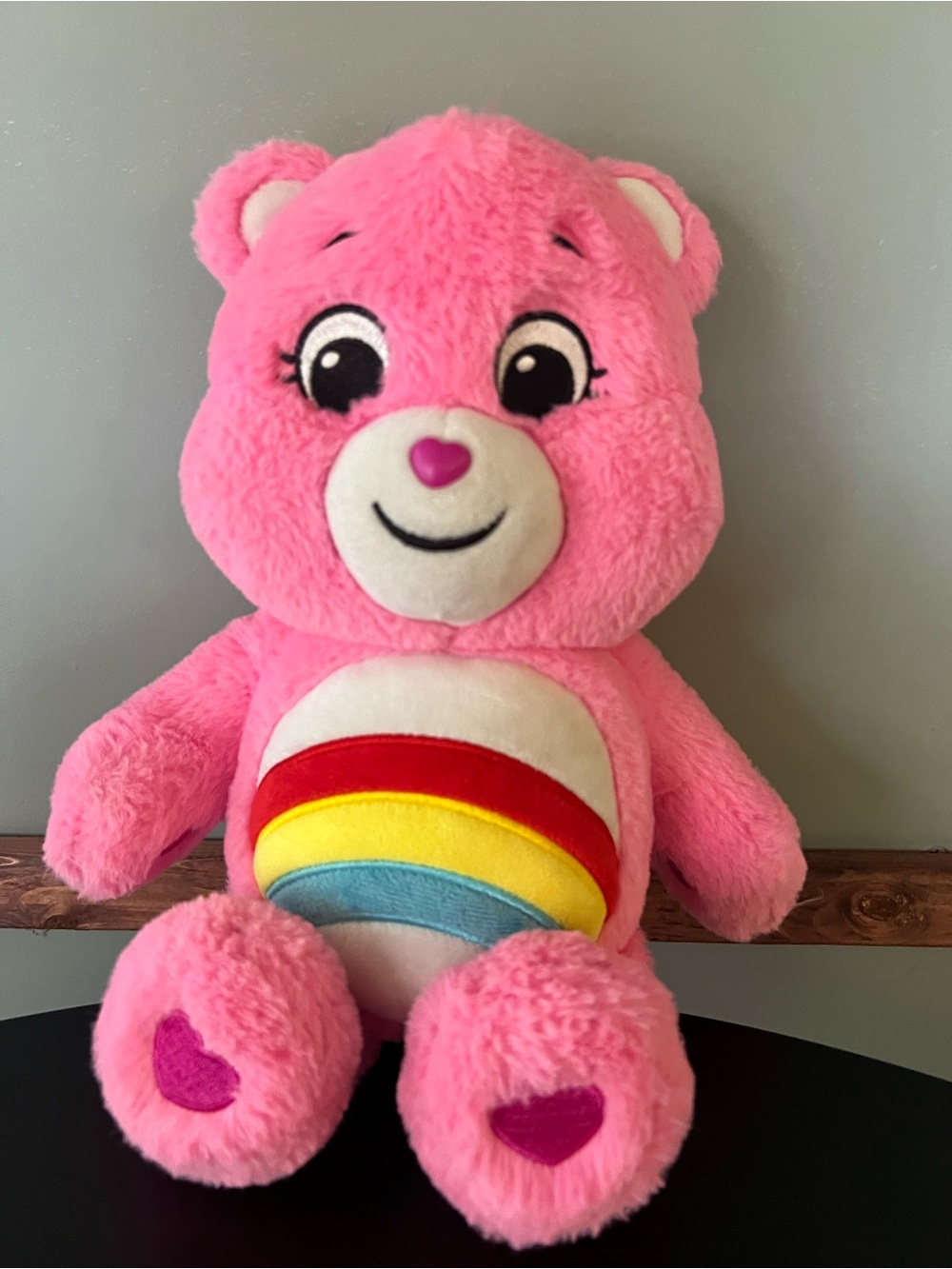 Cheer Bear Pink Care Bear Stuffed Animal Plush